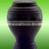 POLISHED MARBLE STONE/JET BLACK MARBLE URNS thumbnail-5