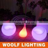 Fashionable Living Room Hotel Modern Design LED Glass Table LED Furniture thumbnail-1