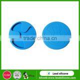 Colorful Food Garde Silicone Wine Glass Mat,Non-slip Silicone Wine Glass Coasters thumbnail-1