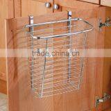 China Rectangle Metal Wire Hanging Towel Basket Over the Cabinet Basket thumbnail-4