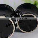 Home & Garden Bathroom Accessories Ceramic Black Shaving Bowl thumbnail-3