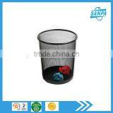 Popular Design Fashion Decorative Metal Iron Engraving Waste Bin, Trash Bin, Trash Can thumbnail-1