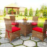 Outdoor Furniture Rattan Dining Table Set of 5pcs