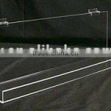 SDPS14 Acylic Slatwall Shelf With Lip thumbnail-1