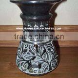 Natural Soapstone Aroma Oil Burner Aroma Fragrance Diffuser thumbnail-1