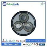 Высоковольтный силовой кабель с стальной ленточной броней thumbnail-2