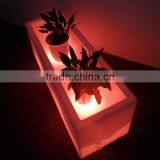 Smart Cheap Waterproof Outdoor Indoor Glowing LED Flower Pot LED Lighting Planter LED Flower Vase