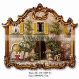 Baroque Style Hot Sales Polyresin Decorative Framed Oil Paintings For Wall Arts thumbnail-2