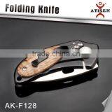 Top Quality Pocket Knife 3Cr13 Blade Wood Handle Camping Folding Knife thumbnail-3