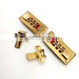 Combination Number Lock With Hasp for Pilot Case, Combination Lock With Push Buttom for Suitcase, Left Hand thumbnail-6