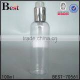 2017 Personal Care Pet Plastic 100ml Plastic Spray Bottle Cosmetic Round Shape Plastic Trigger Spray Bottle With Black Cap thumbnail-3