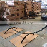 Cheap Colored Cotton Hammock With Arc Metal Stand thumbnail-4