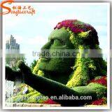 2016 Chinese Boxwood Hedge Artificial Landscape Topiary for Garden Decoration thumbnail-6