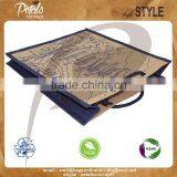 PP Laminated Three Bottle Jute Wine Bag Rope Handle thumbnail-6