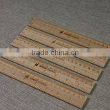 Natural Wooden Ruler With Logo thumbnail-2