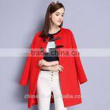 Latest Fashion Stye Single Breasted Women Dress Wool Coat for Winter