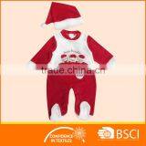 Cheap Nice Red Bear Happy Baby Christmas Romper thumbnail-1