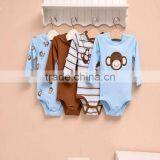 2013 Autumn Baby Clothing 100% Cotton Long Bodysuit 4in1 Gift Box Desinger thumbnail-1