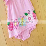 Latest Custom Newborn Girl Lovely Fashion Rompers 2017 Summer Kid Bodysuit Clothing Kint Wholesale Baby Girl Clothes Romper thumbnail-5