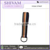 Cotton Yoga Strap Made Up Of High Density Foam And Available In Different Sizes