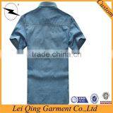 Top Quality Denim Short Sleeve Custom Mechanic Shirts thumbnail-3