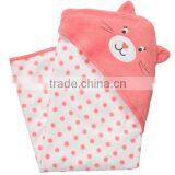 China Supplier Applique Cotton Terry Swaddle Baby Blanket Organic Knitted Baby Blanket thumbnail-6