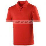 Custom Design 100% Polyester Color Plain Eyelet Sports Fabric Polo Shirt thumbnail-6
