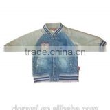 cute child denim jacket with embroidery