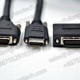 Left Angle Camera Link Cable Assemblies MDR Angle Down and Angle Up Connector in Customized Length