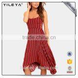 2017 New Design Women Summer Dress Sexy Sleeveless Slit Midi Dress thumbnail-1