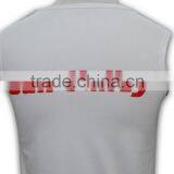 China Manufactory High Quality Hot Sell Blue Sleeveless Zip Sweater Vest thumbnail-4