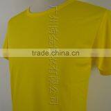 Dry Fit Yellow Color O-neck Tshirt for Men thumbnail-2