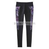 2017 Custom High Quality Floral Printing Yoga Clothing Sets for Women thumbnail-4