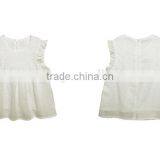 Fashion Boutique Infant Girls Clothes Summer Ruffle Sleeve Smocking Design Voile Swing Baby Dress thumbnail-3