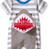 Wholesale Funny 3D Baby Rompers Shark Newborn Baby Clothes Rompers Animals Pattern thumbnail-5