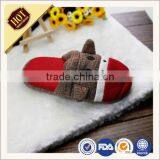 Colorful Cheap and Comfortable Soft Fleece Indoor Slippers thumbnail-1