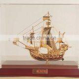 Luxury Shinning Sailing Boat , Ship Model For Home Decoration JC-02