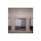 Marbel Carved Fireplace thumbnail-1