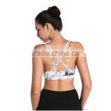 Shockproof Training Vest Gather Summer Running Hot Sex Womens Sport Bra thumbnail-4