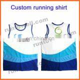 Runtowell 2013 Sublimation Custom Design 100 Polyester Vest / Running Weight Vest/weighted Vest / Mens Running Gear