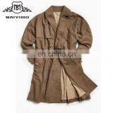 Fashion Winter Style Button Pocket Plain Loose Long Oversized Coat thumbnail-1