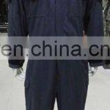 Hot Selling Classic Design Navy Blue 100% Cotton Professional Safety Coverall Workwear thumbnail-2