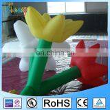 OEM White Yellow Red Inflatable Flower Chain Decoration thumbnail-4