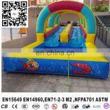 2017 Crazy and Popular Inflatable Child Water Slip n Slide for 2 Lanes