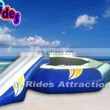 3.6m Air Adult Water Inflatable Trampoline With Aqua Slide
