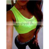 Custom Wholesale Elastic Ladies Sports Bra Fitness Athletic Bra thumbnail-4
