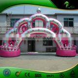 Pink Inflatable Wedding Arch / Oxford Or PVC Inflatable Arch thumbnail-1