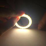 2018 New Professional Lighting 9v 3w Plastic Camping Protable Flat Round COB LED Torch Flashlight With Machine Tool Work thumbnail-4