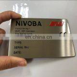 2017 Brushed Stainless Steel Etching Logo Labels thumbnail-1