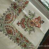 Arab Wool Embroidery Scarf / Arab Scarf / Arab Wool Acrylic Embroidery Scarf / Arabian Turban / Muslim Hijab Scarf